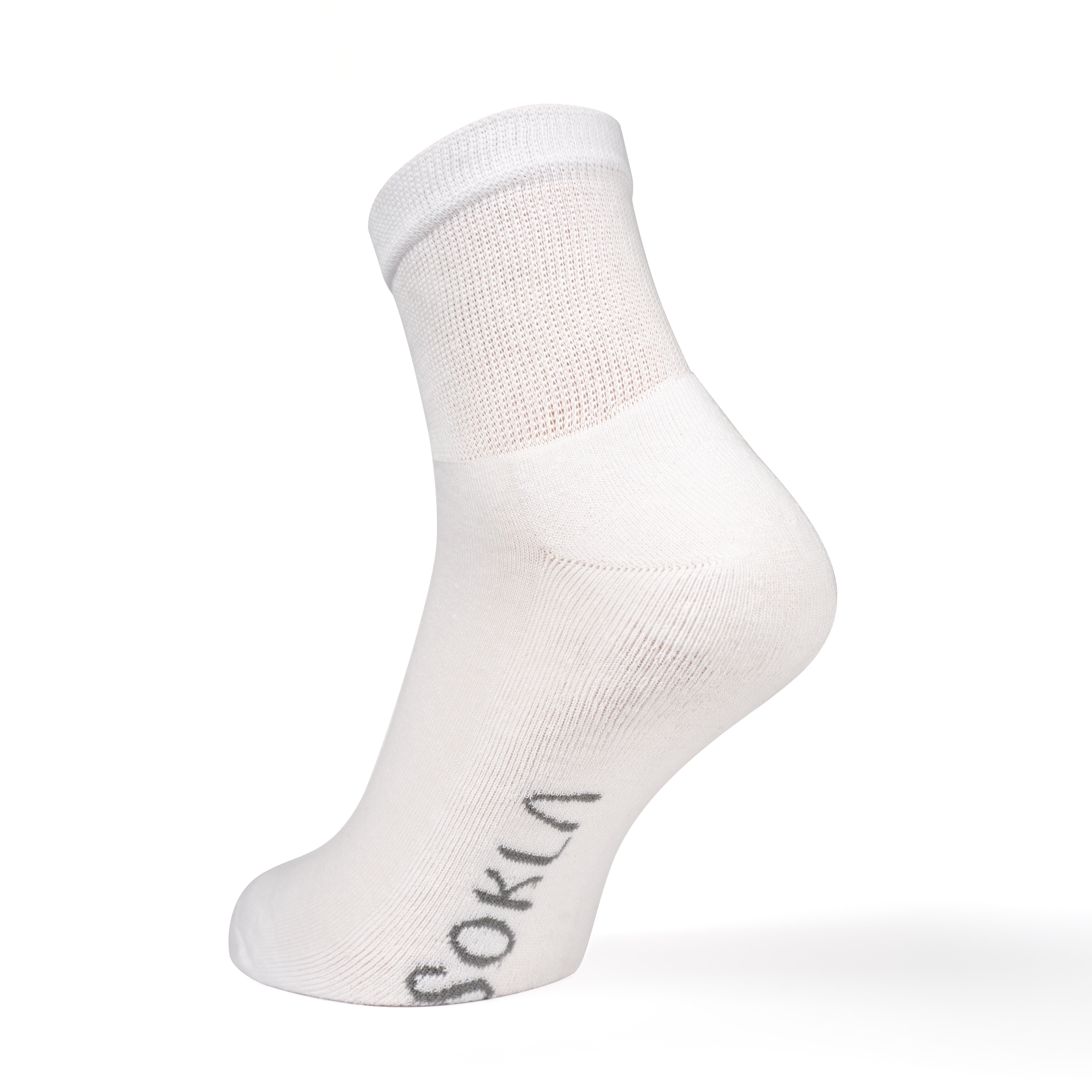 Low-Cuff Diabetic Cotton Socks